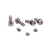 Hexagonal flange screw nut assembly