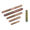Pointed tail double-ended self-tapping screws